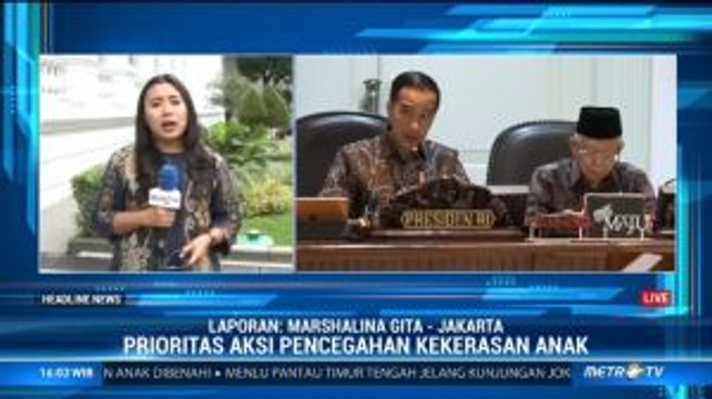 Jokowi Gelar Ratas soal Penanganan Kekerasan pada Anak