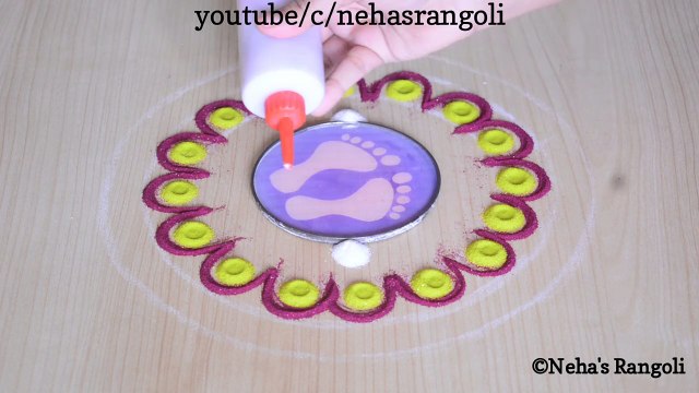 Easy Rangoli Design For Sankranthi | Muggulu For Sankranthi | Quick Kolam For Pongal | #Sankranthi