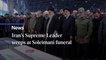 Iran Soleimani death- Iran's Supreme Leader weeps at the funeral of Qassem Soleimani