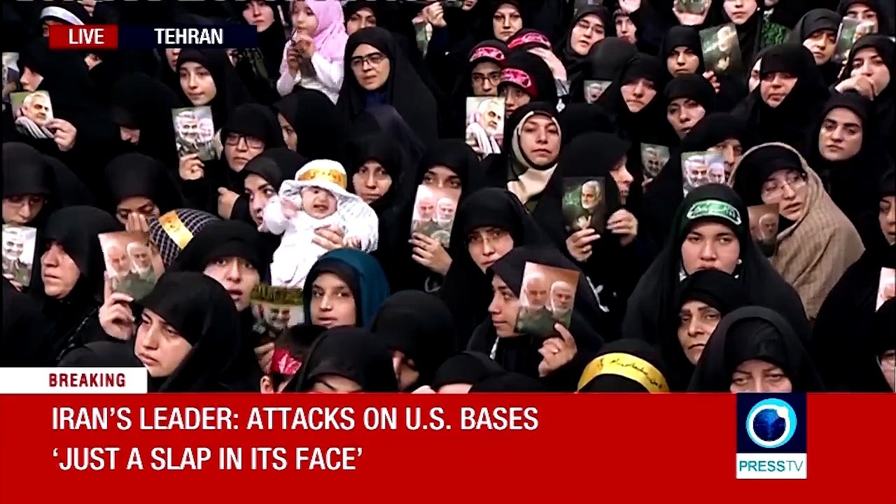 Iran Supreme Leader calls missile attack a slap in the face to America