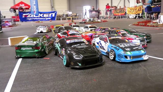 COOL RC DRIFT CARS IN ACTION!! FANTASTIC RC MODEL DRIFT RACE CARS IN SCALE 1-10