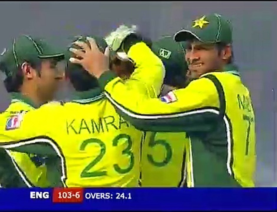 Shoaib akhtar 5 wickets against england 2nd odi at lahore 2005-06