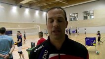 Olivier Conte coach de Vitrolles Sport Volley-Ball avant le derby face à Istres
