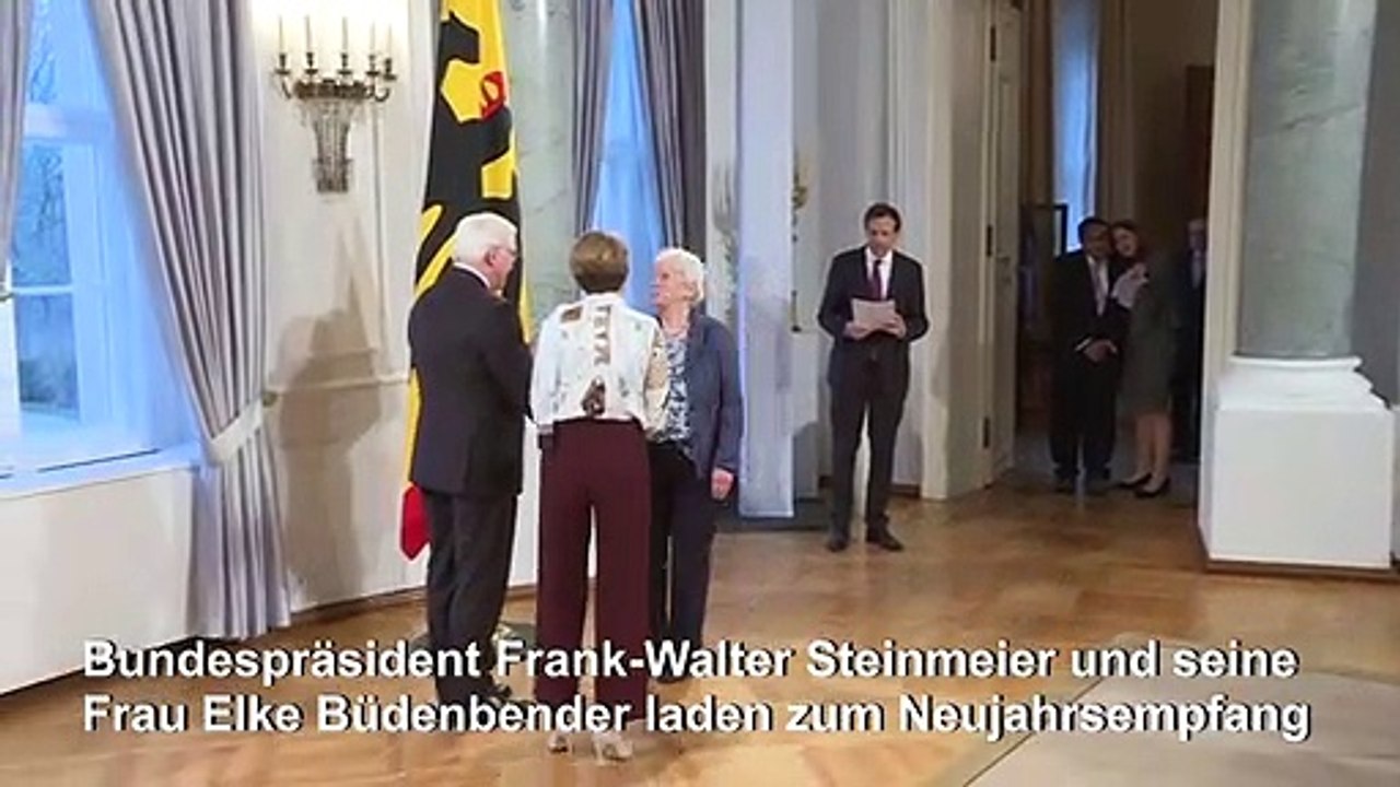 Steinmeiers Neujahrsempfang mit engagierten Bürgern