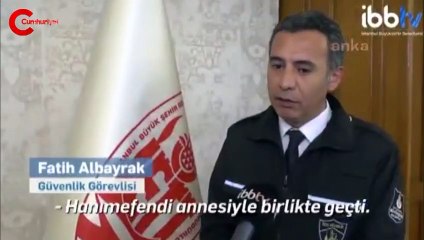 O hareket sonrası güvenlik görevlisi İETT tarafından ödüllendirildi!