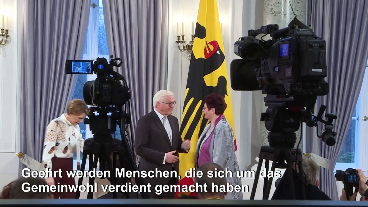 Steinmeiers Neujahrsempfang mit engagierten Bürgern