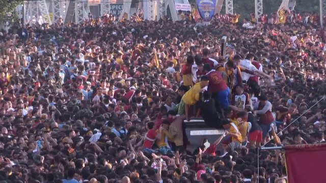 Filipino Catholics gather in Manila for ‘Black Nazarene’ procession
