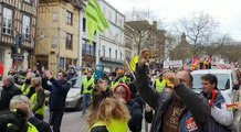 Manifestation à Troyes contre la réforme des retraites