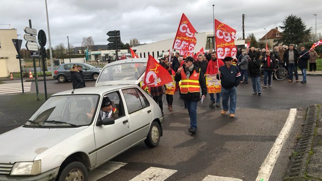 Grève du 9 janvier : 400 manifestants mobilisés à Argentan