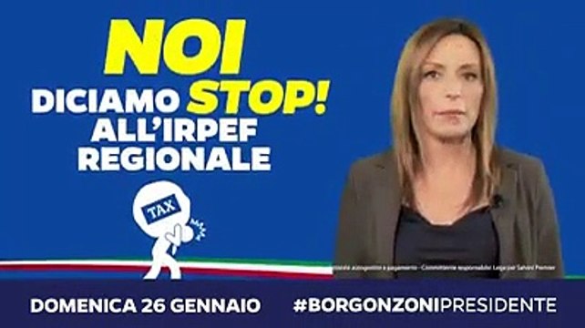 Borgonzoni- Loro tasse, Noi futuro (09.01.20)