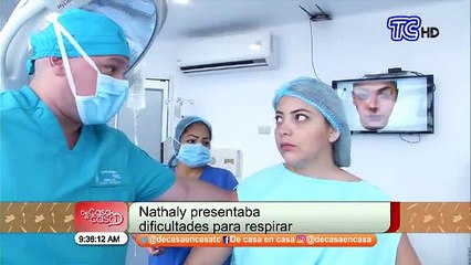 Nathaly Carvajal ingresó a cirugía de emergencía