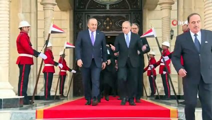 Bakan Çavuşoğlu, Iraklı Mevkidaşı El Hekim İle Görüştü