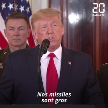 Trump s'exprime après les frappes iraniennes : «Nos missiles sont gros et puissants»