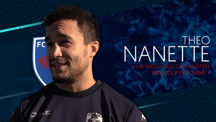 Theo Nanette "un match ou l'on va mettre beaucoup de combat"