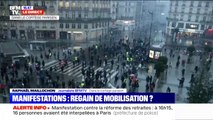 Manifestation contre les retraites: 16 personnes ont été interpellées à Paris selon la préfecture de police