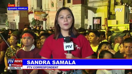 Mga deboto sa Quiapo Church, inaabangan na ang Poong Itim na Nazareno