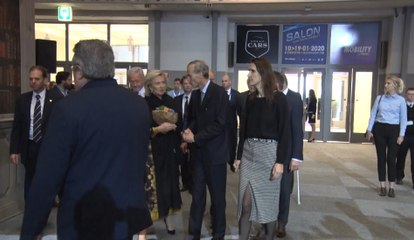 Le 98e salon de l'auto de Bruxelles inauguré par la princesse Astrid