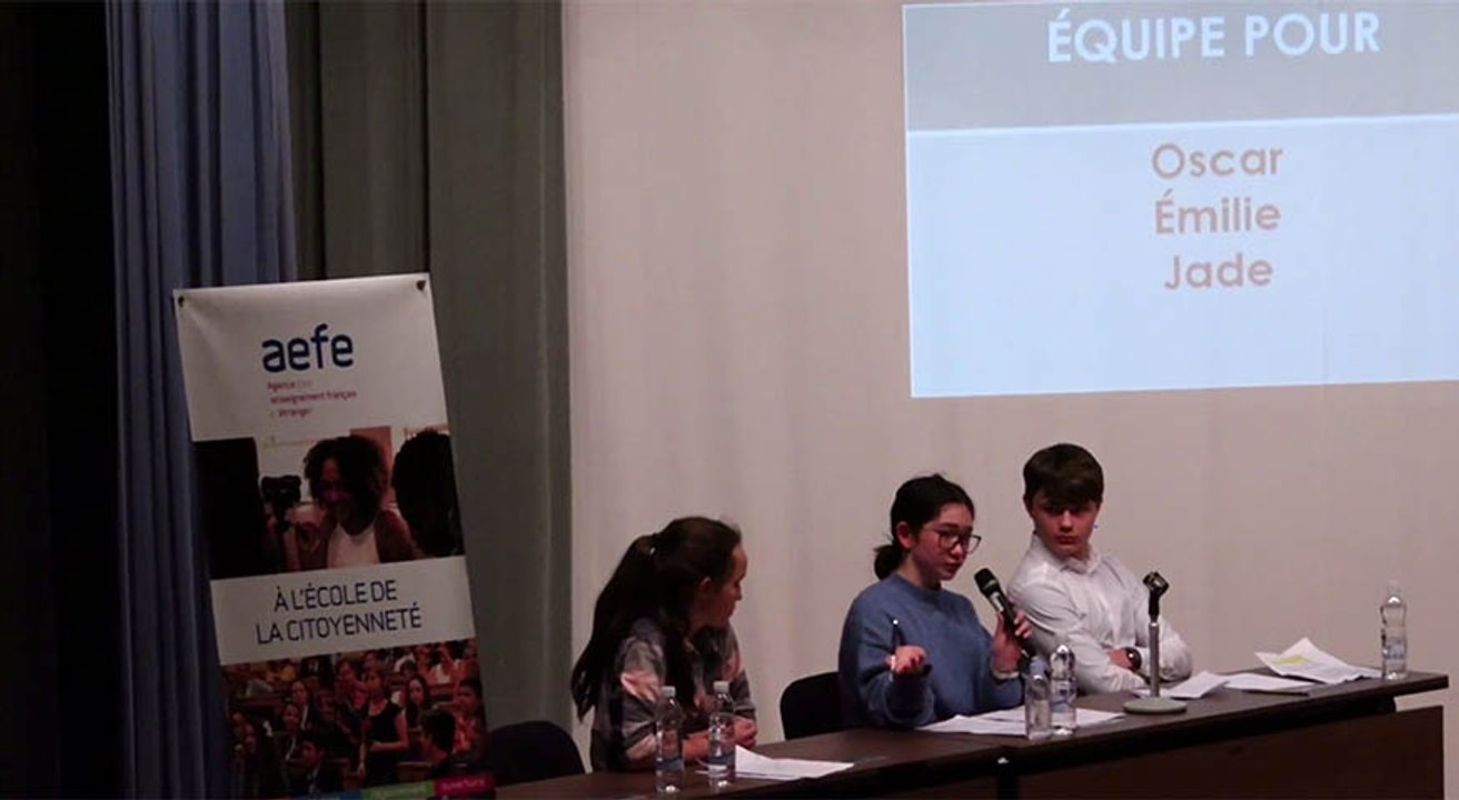 Ambassadeurs en herbe 2019 au lycée de Tokyo