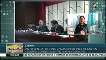 China y EEUU firmarán acuerdo comercial en Washington