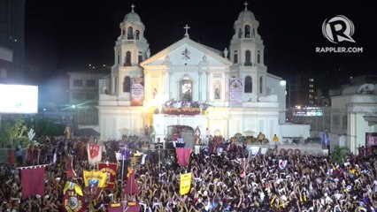 Video herunterladen: ‘Record-breaking’: Black Nazarene returns before midnight