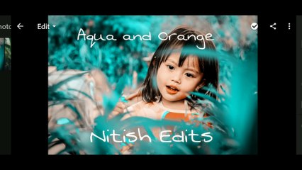 Lightroom mobile Presets free dng | Aqua and Orange lightroom preset free