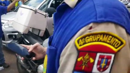 Motociclista fica inconsciente após acidente no Parque São Paulo