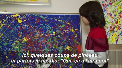 Mikail Akar, enfant de 7 ans, dévoile une nouvelle exposition à Berlin