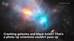 Two Crashing Supermassive Black Holes Captured in Galaxy Collision