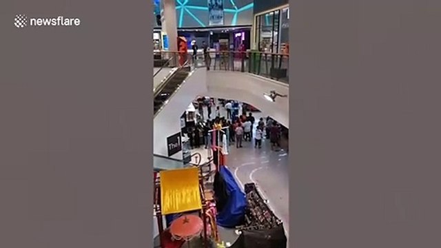 Three dead including boy, 2, after mass shooting at shopping mall in Thailand