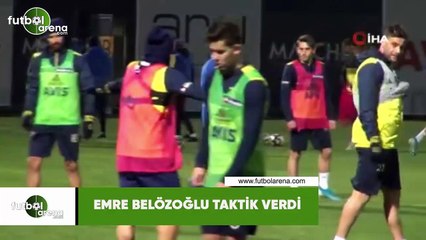 Emre Belözoğlu taktik verdi