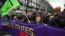 Continúan las protestas en Francia contra la reforma de la ley de pensiones