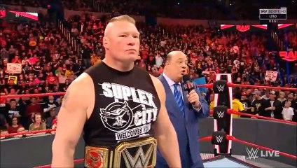 (ITA) Brock Lesnar si iscrive alla Royal Rumble 2020 (WWE RAW 06/01/2020)
