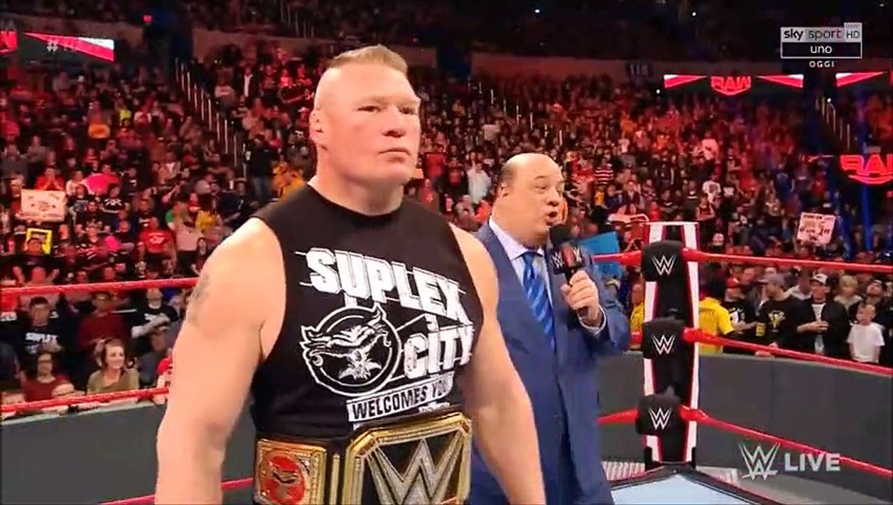 (ITA) Brock Lesnar si iscrive alla Royal Rumble 2020 (WWE RAW 06/01/2020)
