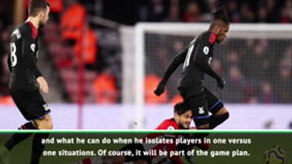 Zaha is a terrific player - Arteta