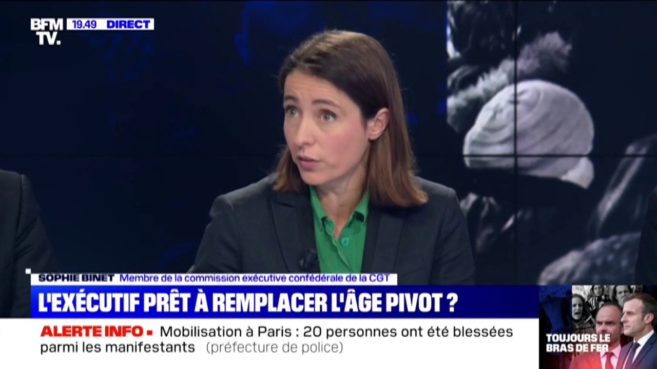 Sophie Binet (CGT) sur la réforme des retraites: "L'échange que l'on a montre que le gouvernement commence à reculer"