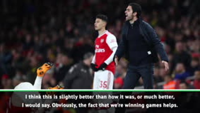 The energy is much better at Arsenal now - Arteta