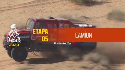 Dakar 2020 - Etapa 5 (Al Ula / Ha’il) - Resumen Camión