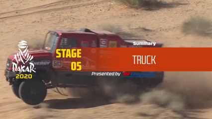 Dakar 2020 - Stage 5 (Al Ula / Ha’il) - Truck Summary