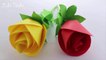 DIY: Paper Flower Stick!!! How to Make Beautiful Paper Rose/Flower Stick for Home/Room Decoration!