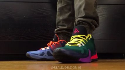 Nike Freak 1 What The Multi Color Sneaker On Foot