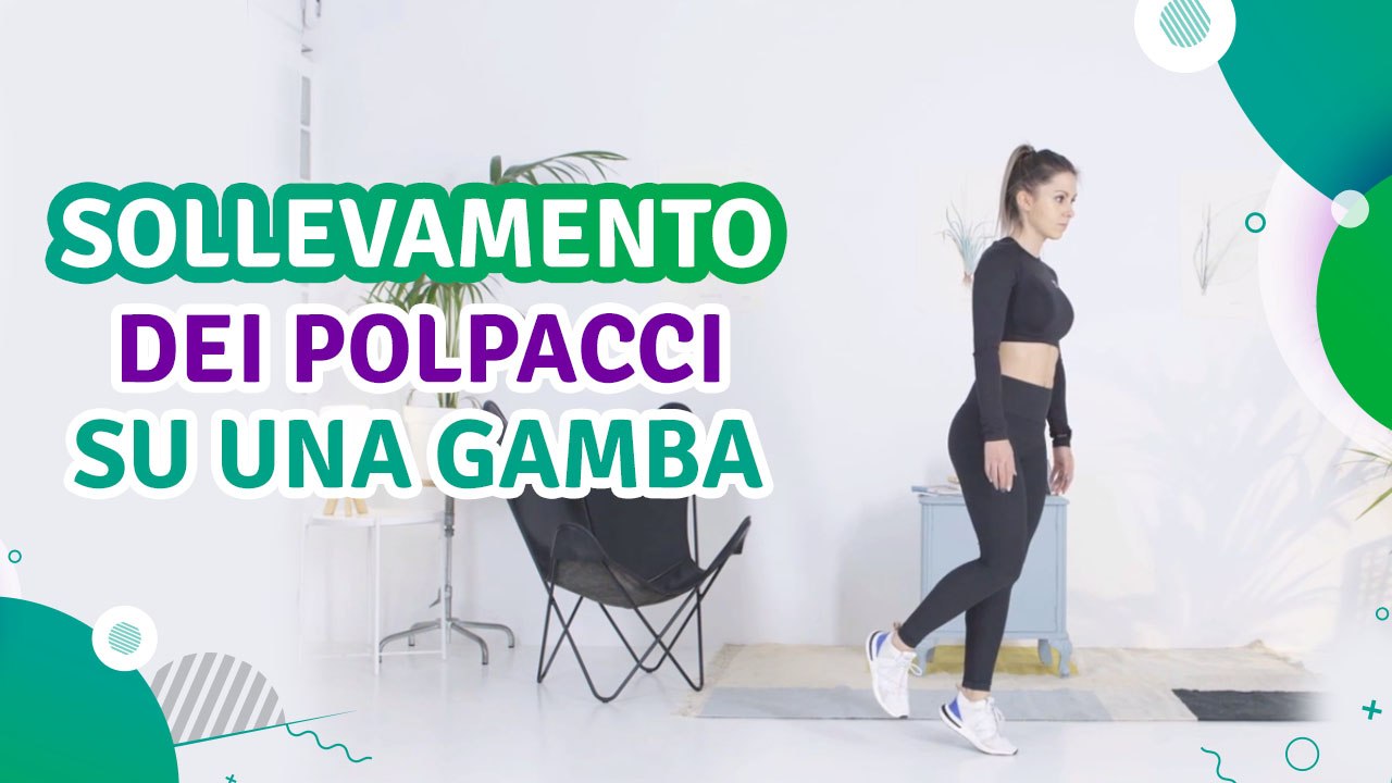 Sollevamento dei polpacci su una gamba - Siamo Sportivi