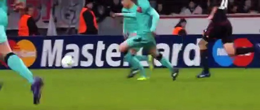 Lionel Messi vs Bayer Leverkusen