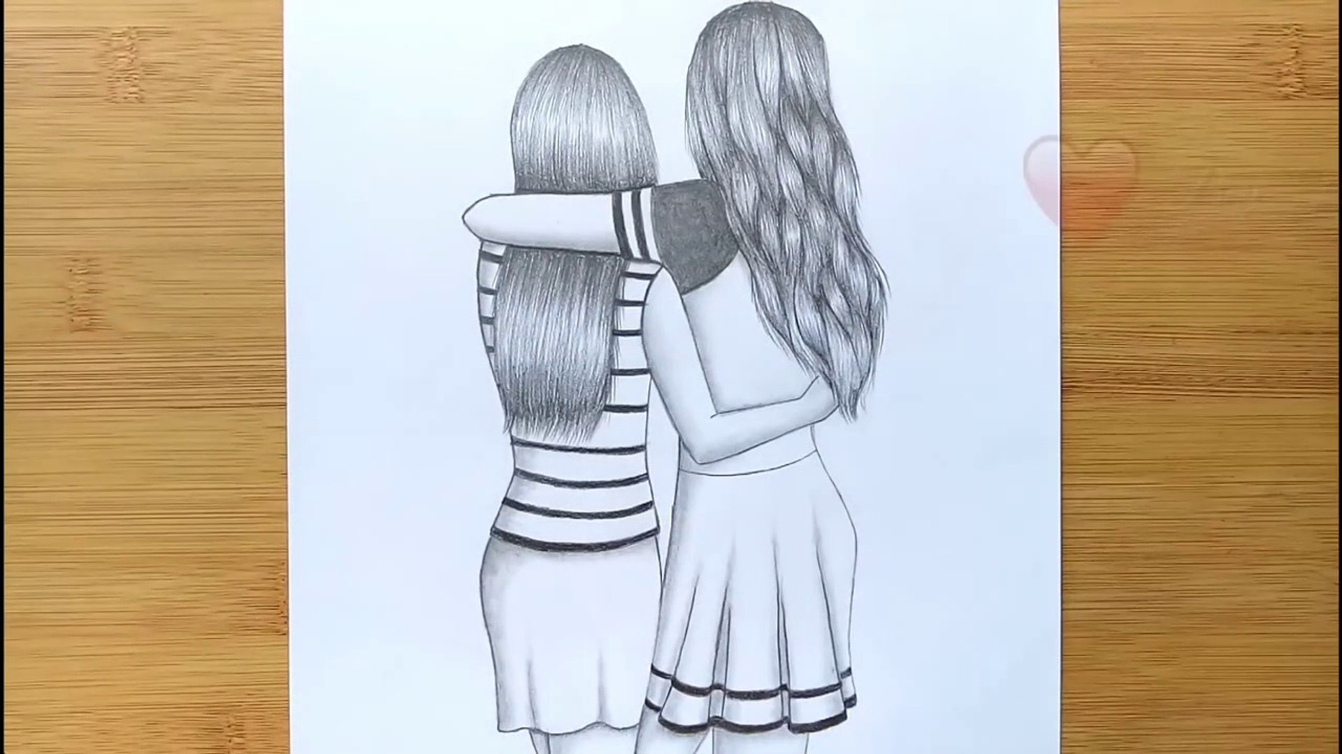 best friend drawing