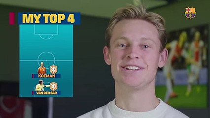 Barcelona'nın yıldızı Frenkie de Jong, futbol tarihinin en iyi oyuncularını sıraladı. İşte o efsaneler...