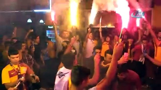 Galatasaray taraftarı Kilis’te şampiyonluk turu attı
