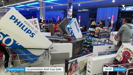 Soldes d'hiver : pagaille après une erreur d'affichage sur le prix d'une télévision