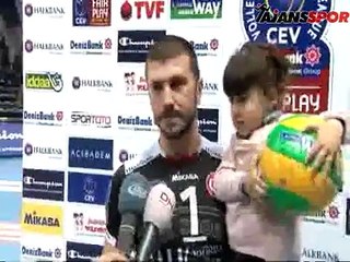 Halkbank - Noliko Maseik maçı sonrası açıklamalar!