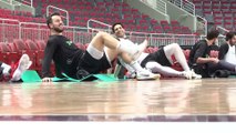 A Milli Basketbol Takımı'nda Letonya maçı hazırlıkları