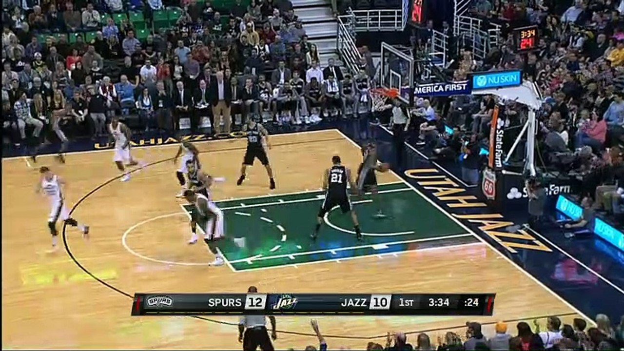 San Antonio Spurs 100-84 Utah Jazz