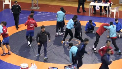 23 Yaş Altı Türkiye Grekoromen Güreş Şampiyonası başladı